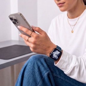 TECH-PROTECT SILICONE APPLE WATCH 8  9  10  11  12  SE  ULTRA (44  45  46  49 MM) NAVY BLUE