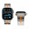 TECH-PROTECT STAINLESS APPLE WATCH 8  9  10  11  12  SE  ULTRA (44  45  46  49 MM) TITANIUMORANGE
