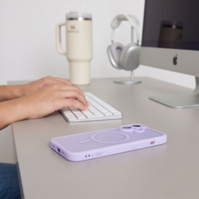 TECH-PROTECT MAGPEAK MAGSAFE CC IPHONE 17 MATTE LAVENDER