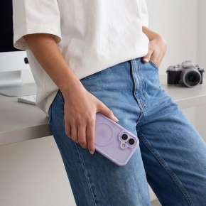 TECH-PROTECT MAGPEAK MAGSAFE CC IPHONE 17 MATTE LAVENDER