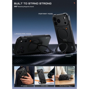 SUPCASE AERO MAG MAGSAFE IPHONE 17 PRO MAX  18 PRO MAX ARAMID BLACK