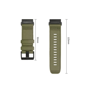 TECH-PROTECT NYLON CLASSIC GARMIN FENIX 5X  5X PLUS  6X  6X PRO  7X  8  8 PRO  9  9 PRO (51 MM) MILITARY GREEN