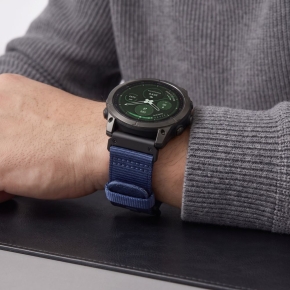 TECH-PROTECT NYLON CLASSIC GARMIN FENIX 5X  5X PLUS  6X  6X PRO  7X  8  8 PRO  9  9 PRO (51 MM) MIDNIGHT NAVY