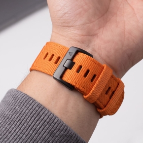 TECH-PROTECT NYLON CLASSIC GARMIN FENIX 5X  5X PLUS  6X  6X PRO  7X  8  8 PRO  9  9 PRO (51 MM) SIGNAL ORANGE