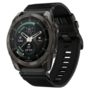 TECH-PROTECT NYLON CLASSIC GARMIN FENIX 5X  5X PLUS  6X  6X PRO  7X  8  8 PRO  9  9 PRO (47 MM) BLACK