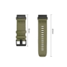 TECH-PROTECT NYLON CLASSIC GARMIN FENIX 5X  5X PLUS  6X  6X PRO  7X  8  8 PRO  9  9 PRO (47 MM) MILITARY GREEN