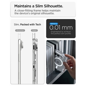 SPIGEN ULTRA HYBRID PRO MAGSAFE IPHONE DUO CLEARWHITE