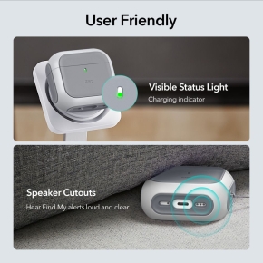 ESR ORBIT HALOLOCK MAGSAFE APPLE AIRPODS 4  5 WHITE