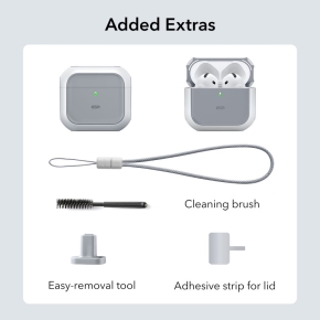 ESR ORBIT HALOLOCK MAGSAFE APPLE AIRPODS 4  5 WHITE