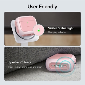 ESR ORBIT HALOLOCK MAGSAFE APPLE AIRPODS 4  5 PINK