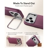 ESR LEATHER KICKSTAND MAGSAFE IPHONE 17 PRO  18 PRO DEEP BURGUNDY