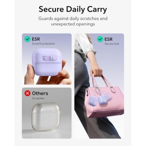 ESR PULSE HALOLOCK MAGSAFE APPLE AIRPODS 4  5 LAVENDER