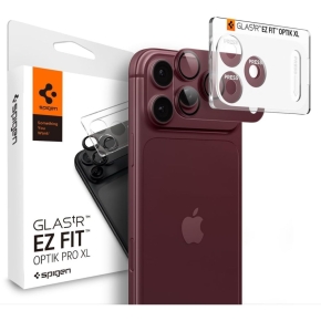 OSŁONA APARATU SPIGEN OPTIK PRO XL GLAS.TR EZ FIT CAMERA PROTECTOR IPHONE 18 PRO BURGUNDY