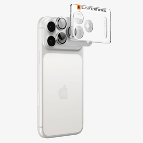 OSŁONA APARATU SPIGEN OPTIK PRO XL GLAS.TR EZ FIT CAMERA PROTECTOR IPHONE 18 PRO SILVER