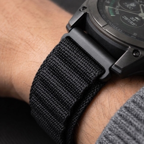 TECH-PROTECT NYLON PRO GARMIN FENIX 5X  5X PLUS  6X  6X PRO  7X  8  8 PRO  9  9 PRO (47 MM) BLACK