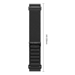 TECH-PROTECT NYLON PRO GARMIN FENIX 5X  5X PLUS  6X  6X PRO  7X  8  8 PRO  9  9 PRO (47 MM) BLACK