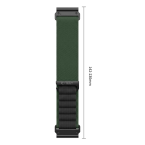 TECH-PROTECT NYLON PRO GARMIN FENIX 5X  5X PLUS  6X  6X PRO  7X  8  8 PRO  9  9 PRO (51 MM) GREENBLACK