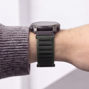 TECH-PROTECT NYLON PRO GARMIN FENIX 5X  5X PLUS  6X  6X PRO  7X  8  8 PRO  9  9 PRO (51 MM) GREENBLACK