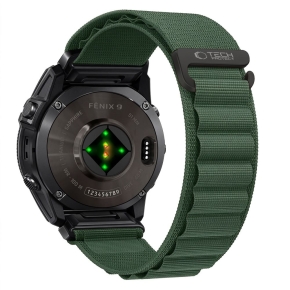 TECH-PROTECT NYLON PRO GARMIN FENIX 5X  5X PLUS  6X  6X PRO  7X  8  8 PRO  9  9 PRO (51 MM) MILITARY GREEN