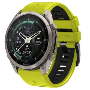 TECH-PROTECT ICONBAND PRO GARMIN FENIX 5X  5X PLUS  6X  6X PRO  7X  8  8 PRO  9  9 PRO (51 MM) LIMEBLACK