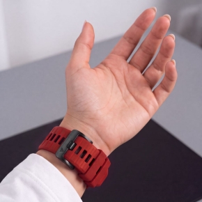 TECH-PROTECT ICONBAND PRO GARMIN FENIX 5X  5X PLUS  6X  6X PRO  7X  8  8 PRO  9  9 PRO (51 MM) REDBLACK