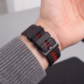 TECH-PROTECT ICONBAND PRO GARMIN FENIX 5X  5X PLUS  6X  6X PRO  7X  8  8 PRO  9  9 PRO (47 MM) BLACKRED