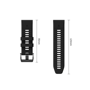 TECH-PROTECT ICONBAND PRO GARMIN FENIX 5X  5X PLUS  6X  6X PRO  7X  8  8 PRO  9  9 PRO (47 MM) BLACKGREY