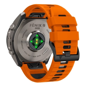TECH-PROTECT ICONBAND PRO GARMIN FENIX 5X  5X PLUS  6X  6X PRO  7X  8  8 PRO  9  9 PRO (47 MM) ORANGEBLACK