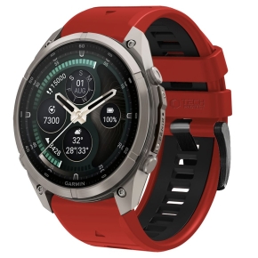 TECH-PROTECT ICONBAND PRO GARMIN FENIX 5X  5X PLUS  6X  6X PRO  7X  8  8 PRO  9  9 PRO (47 MM) REDBLACK
