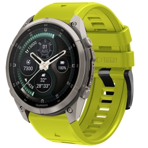TECH-PROTECT SILICONE GARMIN FENIX 5  6  6 PRO  7  8  8 PRO  E  9  9 PRO (47 MM) VOLT LIME