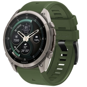 TECH-PROTECT SILICONE GARMIN FENIX 5  6  6 PRO  7  8  8 PRO  E  9  9 PRO (51 MM) MILITARY GREEN