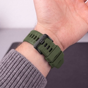 TECH-PROTECT SILICONE GARMIN FENIX 5  6  6 PRO  7  8  8 PRO  E  9  9 PRO (51 MM) MILITARY GREEN