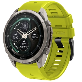 TECH-PROTECT SILICONE GARMIN FENIX 5  6  6 PRO  7  8  8 PRO  E  9  9 PRO (51 MM) VOLT LIME