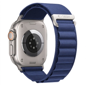 TECH-PROTECT NYLON PRO APPLE WATCH 8  9  10  11  12  SE  ULTRA (44  45  46  49 MM) NAVY BLUE