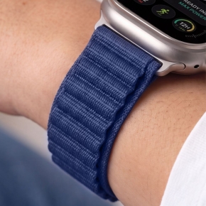 TECH-PROTECT NYLON PRO APPLE WATCH 8  9  10  11  12  SE  ULTRA (44  45  46  49 MM) NAVY BLUE