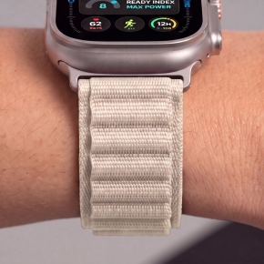 TECH-PROTECT NYLON PRO APPLE WATCH 8  9  10  11  12  SE  ULTRA (44  45  46  49 MM) STARLIGHT