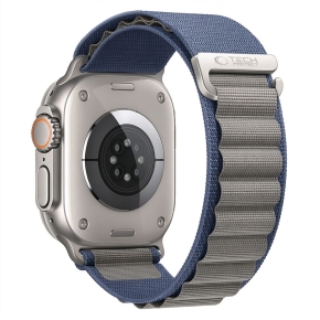 TECH-PROTECT NYLON PRO APPLE WATCH 8  9  10  11  12  SE  ULTRA (44  45  46  49 MM) NAVYGREY