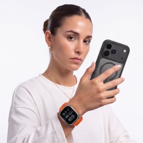 TECH-PROTECT NYLON PRO APPLE WATCH 8  9  10  11  12  SE  ULTRA (44  45  46  49 MM) ORANGE