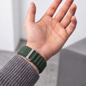 TECH-PROTECT NYLON PRO APPLE WATCH 8  9  10  11  12  SE  ULTRA (44  45  46  49 MM) MILITARY GREEN