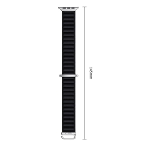 TECH-PROTECT NYLON PRO APPLE WATCH 8  9  10  11  12  SE  ULTRA (44  45  46  49 MM) BLACK