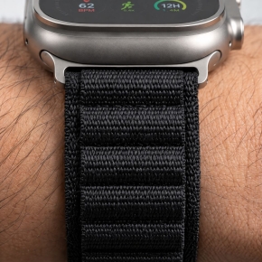 TECH-PROTECT NYLON PRO APPLE WATCH 8  9  10  11  12  SE  ULTRA (44  45  46  49 MM) BLACK