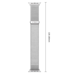TECH-PROTECT NYLONLOOP APPLE WATCH 8  9  10  11  12  SE  ULTRA (44  45  46  49 MM) LIGHT GREY