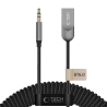 TECH-PROTECT ULTRABOOST AU04 AUDIO ADAPTER AUX BLUETOOTH 6.0 GREY