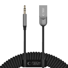 TECH-PROTECT ULTRABOOST AU04 AUDIO ADAPTER AUX BLUETOOTH 6.0 GREY