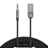 TECH-PROTECT ULTRABOOST AU04 AUDIO ADAPTER AUX BLUETOOTH 6.0 GREY