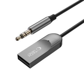 TECH-PROTECT ULTRABOOST AU04 AUDIO ADAPTER AUX BLUETOOTH 6.0 GREY