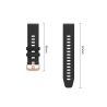 TECH-PROTECT SILICONE GARMIN FENIX 5S  5S PLUS  6S  6S PRO  7S  8  9  9 PRO (43 MM) BLACK