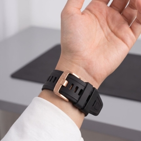 TECH-PROTECT SILICONE GARMIN FENIX 5S  5S PLUS  6S  6S PRO  7S  8  9  9 PRO (43 MM) BLACK