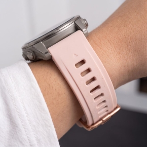TECH-PROTECT SILICONE GARMIN FENIX 5S  5S PLUS  6S  6S PRO  7S  8  9  9 PRO (43 MM) POWDER PINK