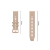 TECH-PROTECT SILICONE GARMIN FENIX 5S  5S PLUS  6S  6S PRO  7S  8  9  9 PRO (43 MM) WALNUT